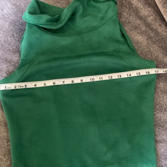 DKNY Elegant Green Sleeveless Dress - Picture 8 of 12